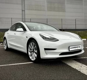 Tesla model 3 White
